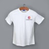 Shop Ruffty Crew Neck Cotton T-shirt for Men (White)