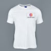 Ruffty Crew Neck Cotton T-shirt for Men (White) Online