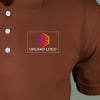 Gift Ruffty Solids Cotton Polo T-shirt for Men (Chestnut)