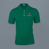 Ruffty Solids Cotton Polo T-shirt for Men (Forest Green) Online