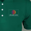 Buy Ruffty Solids Cotton Polo T-shirt for Men (Forest Green)