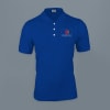Ruffty Solids Cotton Polo T-shirt for Men (Royal Blue) Online