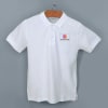Shop Ruffty Solids Cotton Polo T-shirt for Men (White)