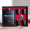 Buy Rumologist Personalized Hip Flask And Shot Glasses Set