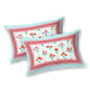 Buy Russet Red Double Bedsheet And Pillow Cover Set