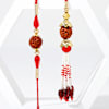 Gift Sacred Rudraksh Bhaiya Bhabhi Rakhi
