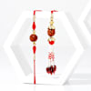 Sacred Rudraksh Bhaiya Bhabhi Rakhi Online