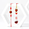 Sacred Rudraksh Bhaiya Bhabhi Rakhi Online