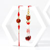 Sacred Rudraksh Bhaiya Bhabhi Rakhi Online