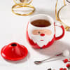 Buy Santa Mug With Lid And Stirrer - Assorted - Single Piece