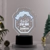 Gift Santa Stop Here Personalized LED Lamp