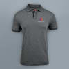 Santhome Highlander Cotton Polo T-shirt for Men(Grey) Online