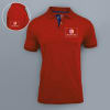 Santhome Highlander Cotton Polo T-shirt for Men(Red) Online