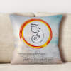 Buy Satin Pillow with Ganpati Print