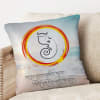 Shop Satin Pillow with Ganpati Print