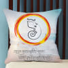 Satin Pillow with Ganpati Print Online