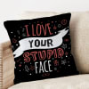 Shop Satin Pillow with Sassy Quote