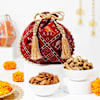 Gift Savoury Dry Fruits And Potli Combo