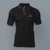 Scott Organic Cotton  Polo T-Shirt for Men (Black with White) Online