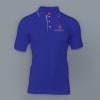 Scott Organic Cotton Polo T-Shirt for Men (Royal Blue with White) Online