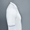 Buy Scott Organic Cotton  Polo T-Shirt for Men (White with Royal Blue)