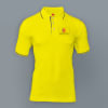 Scott Organic Cotton  Polo T-Shirt for Men (Yellow with Blue) Online