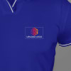 Buy Scott Organic Cotton Polo T-Shirt for Women (Royal Blue with White)