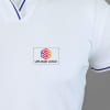 Buy Scott Organic Cotton Polo T-Shirt for Women (White with Royal Blue)
