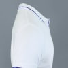 Buy Scott Organic Cotton Polo T-Shirt for Women (White with Royal Blue)