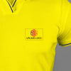 Buy Scott Organic Cotton Polo T-Shirt for Women (Yellow with Blue)