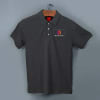 Shop Scott Young Polo T-shirt for Men (Charcoal Grey)