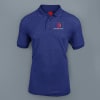 Scott Young Polo T-shirt for Men (Navy Blue Melange) Online