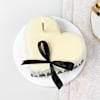 Shop Semi-Fondant Decadent Heart Cake (600 Gm)