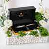 Buy Serene Floral Arrangement With Premium Pen