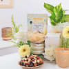 Shop Serene Glow And Blossoms Hamper