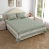 Serene Sage Double Bedsheet And Pillow Cover Set Online