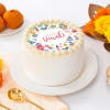 Buy Serene White Diwali Cake (1 Kg)