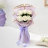 Gift Serene White Roses Bouquet