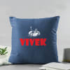 Gift Serial Chiller - Velvet Cushion - Personalized - Navy