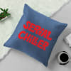 Serial Chiller - Velvet Cushion - Personalized - Navy Online