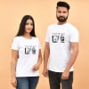 Set My Heart On Fire White Couple T-shirt Online