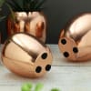 Buy Set of 2 Copper Finish Planters (Without Plants)