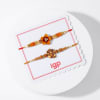 Buy Set of 2 Ganesha & Floral Designer Rakhi