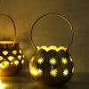 Gift Set Of 2 Hanging Led Lamps