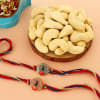 Set of 2 Peacock Rakhi With Cashews Online