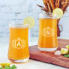 Gift Set of 2 Personalized Juice Glasses