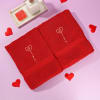 Set of 2 Personalized Red Bath Linen Online