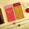 Set of 2 Rakhis and Chocolates Hamper Online