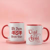 Shop Set of 2 Rakhis with Personalized Mugs