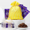 Gift Set of 2 Stone-studded Rakhi Hamper